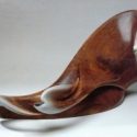 Interpretive wood sculpture