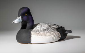 2021 Benefit Auction Item Minature Scaup Drake By Lawrence Fell Version 2