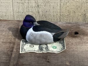 2021 Benefit Auction Item Ringneck Drake Half Size Carved By John Day Version 2