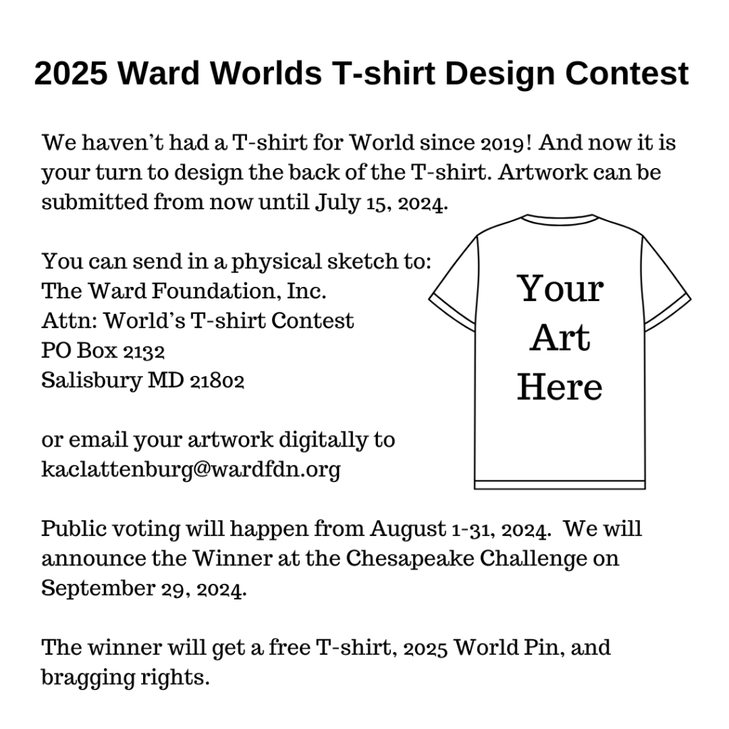 We Haven’t Had A T Shirt For World Since 2019! And Now It Is Your Turn To Design The Back Of The T Shirt. Artwork Can Be Submitted From Now Until July 15, 2024. You Can Send In A Physical Sketch T